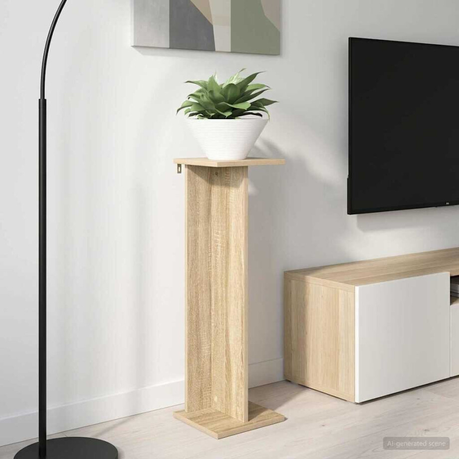 vidaXL Plantenstandaard Sonoma Eiken 25 x 25,5 x 80,5 cm vidaXL Plantenstandaard Sonoma Eiken 25 x 25,5 x 80,5 cm afbeelding 1