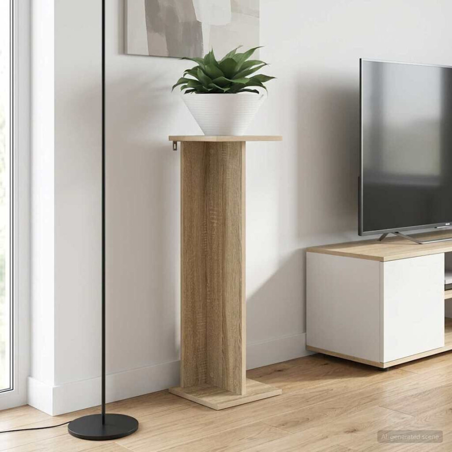 vidaXL Plantenstandaard 2 pcs Sonoma Eiken 25 x 25,5 x 80,5 cm vidaXL Plantenstandaard 2 pcs Sonoma Eiken 25 x 25,5 x 80,5 cm afbeelding 1