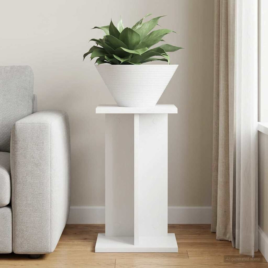 vidaXL Plantenstandaard Wit 25 x 25,5 x 40,5 cm Geconstrueerd hout vidaXL Plantenstandaard Wit 25 x 25,5 x 40,5 cm Geconstrueerd hout afbeelding 1