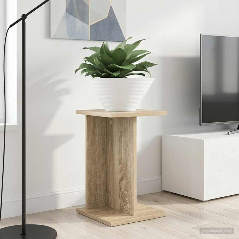 vidaXL Plantenstandaard 2 pcs Sonoma Eiken 25 x 25,5 x 40,5 cm vidaXL Plantenstandaard 2 pcs Sonoma Eiken 25 x 25,5 x 40,5 cm afbeelding 1