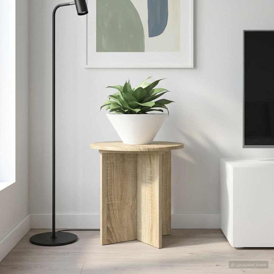 vidaXL Plantenstandaard 2 pcs Sonoma Eiken 40 x 40 x 40 cm vidaXL Plantenstandaard 2 pcs Sonoma Eiken 40 x 40 x 40 cm afbeelding 1