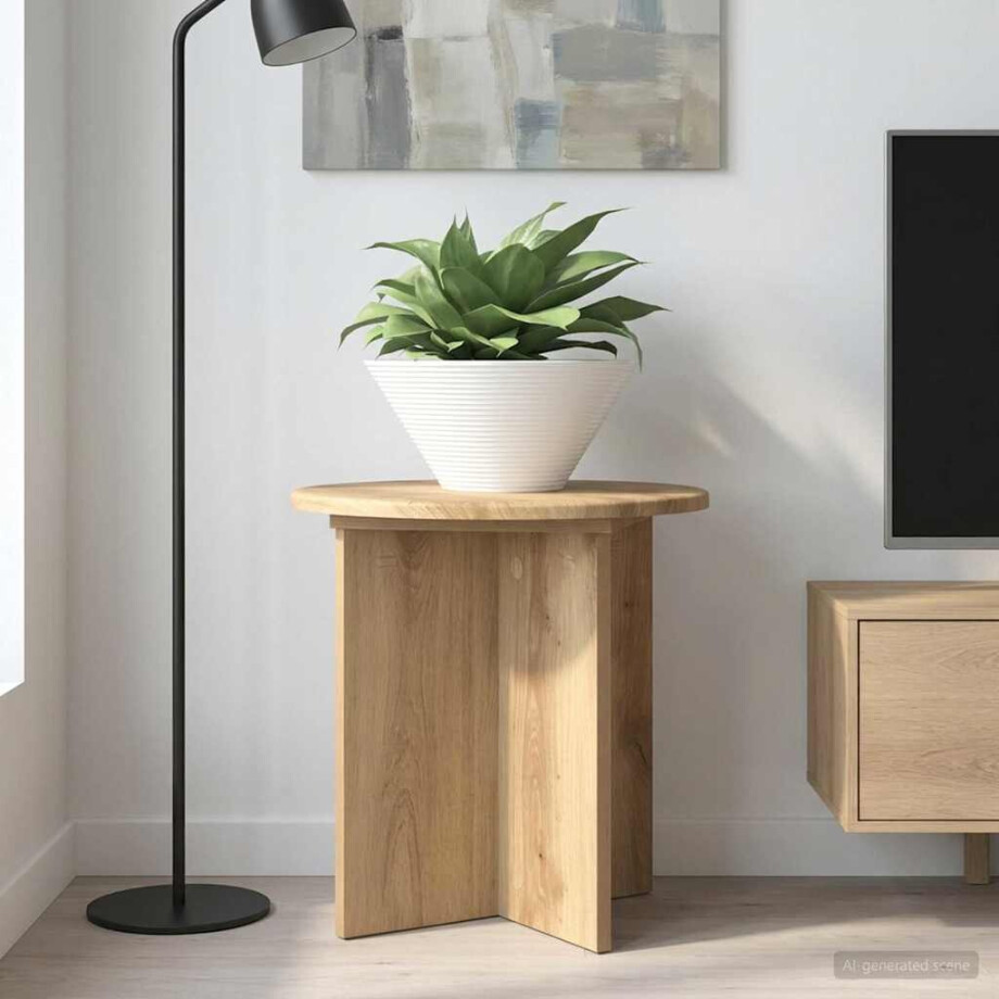 vidaXL Plantenstandaard 2 pcs Artisanaal eiken 40 x 40 x 40 cm vidaXL Plantenstandaard 2 pcs Artisanaal eiken 40 x 40 x 40 cm afbeelding 1