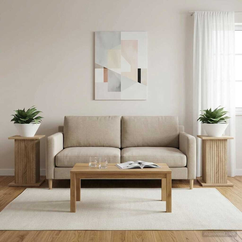 vidaXL Plantenstandaard 2 pcs Sonoma Eiken 30,5 x 30 x 43 cm vidaXL Plantenstandaard 2 pcs Sonoma Eiken 30,5 x 30 x 43 cm afbeelding 1