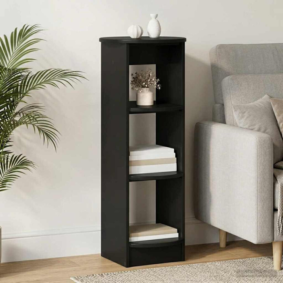 vidaXL Bijzetkast Zwart 40 x 40 x 100 cm Geconstrueerd hout vidaXL Bijzetkast Zwart 40 x 40 x 100 cm Geconstrueerd hout afbeelding 1