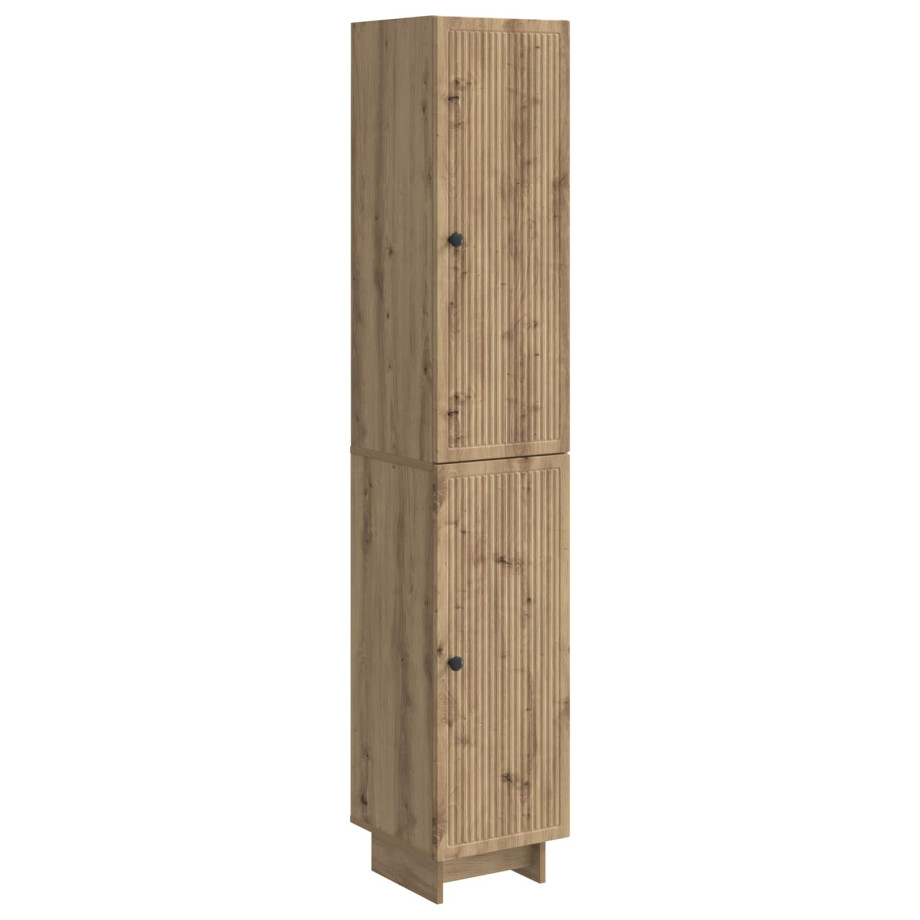 vidaXL Kastenset 2 pcs Artisanaal eiken 34,5 x 33 x 90 cm Bewerkt hout vidaXL Kastenset 2 pcs Artisanaal eiken 34,5 x 33 x 90 cm Bewerkt hout afbeelding 1