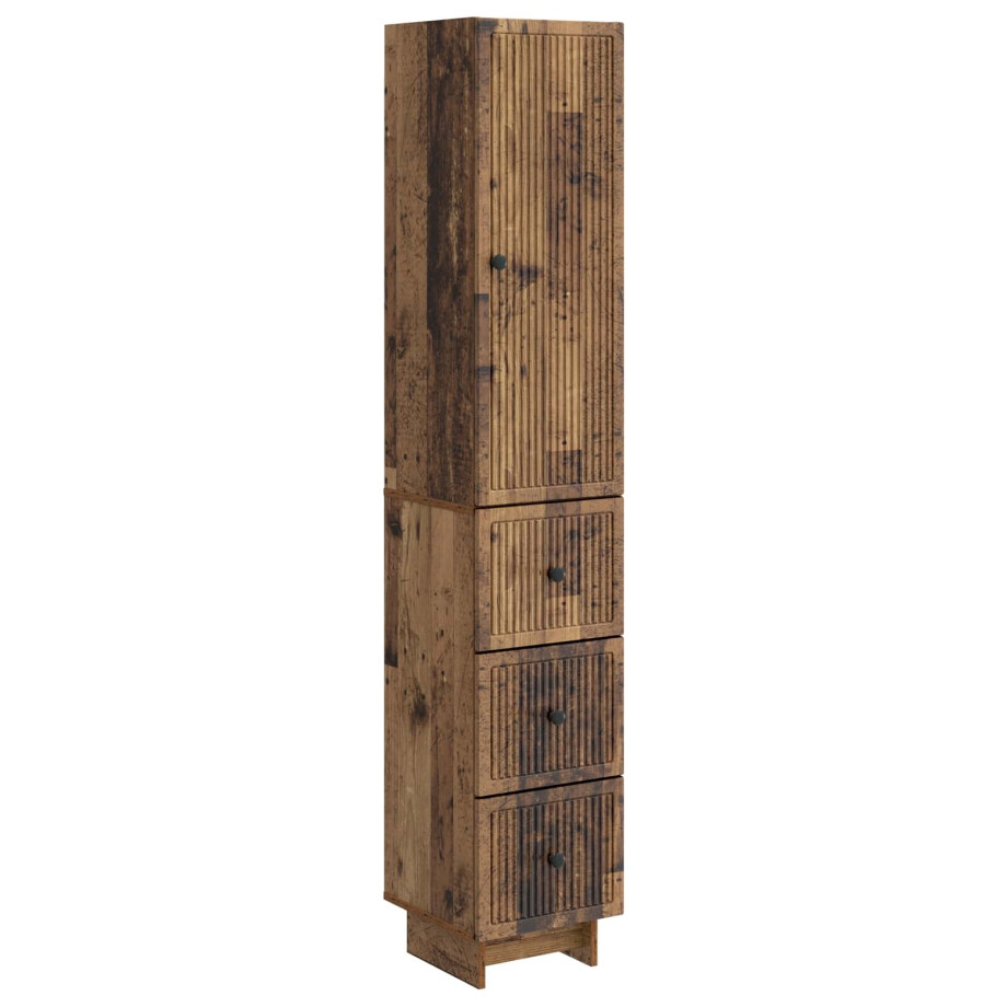 vidaXL Kastenset 2 pcs Oud hout 33 x 34,5 x 90 cm Bewerkt hout vidaXL Kastenset 2 pcs Oud hout 33 x 34,5 x 90 cm Bewerkt hout afbeelding 1