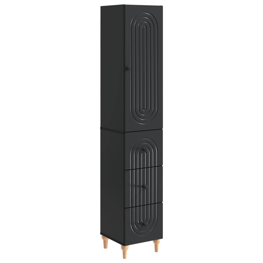 vidaXL Kastenset 2 pcs 33 x 34,5 x 90 cm Bewerkt hout vidaXL Kastenset 2 pcs 33 x 34,5 x 90 cm Bewerkt hout afbeelding 1