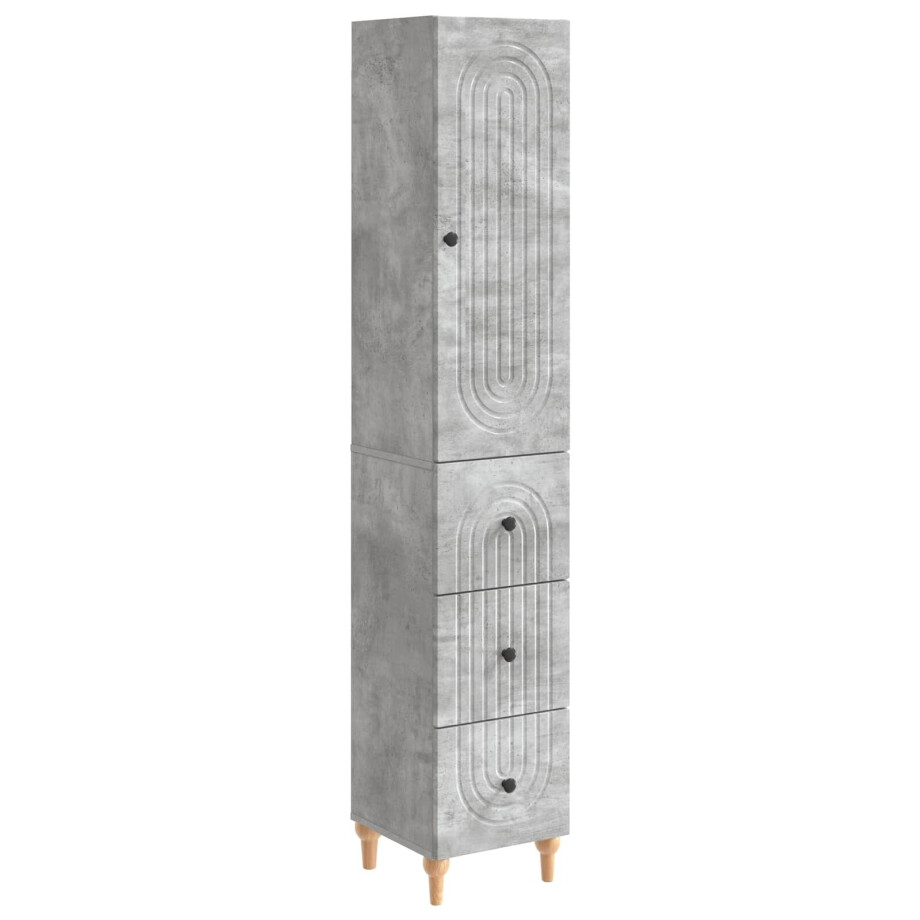 vidaXL Kastenset 2 pcs 33 x 34,5 x 90 cm Bewerkt hout vidaXL Kastenset 2 pcs 33 x 34,5 x 90 cm Bewerkt hout afbeelding 1