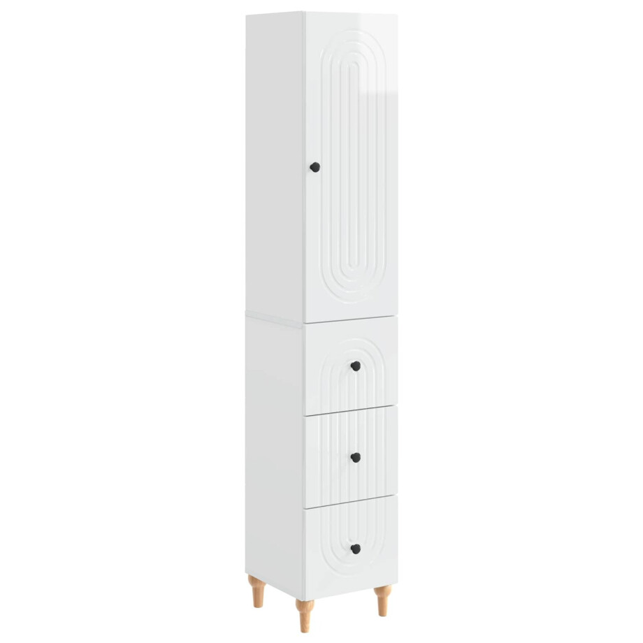 vidaXL Kastenset 2 pcs 33 x 34,5 x 90 cm Bewerkt hout vidaXL Kastenset 2 pcs 33 x 34,5 x 90 cm Bewerkt hout afbeelding 1