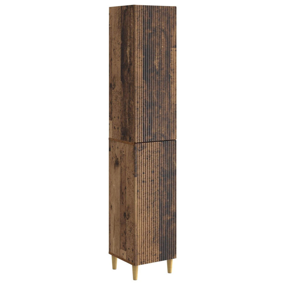 vidaXL Kastenset 2 pcs Oud hout 33 x 34,5 x 90 cm Bewerkt hout vidaXL Kastenset 2 pcs Oud hout 33 x 34,5 x 90 cm Bewerkt hout afbeelding 1