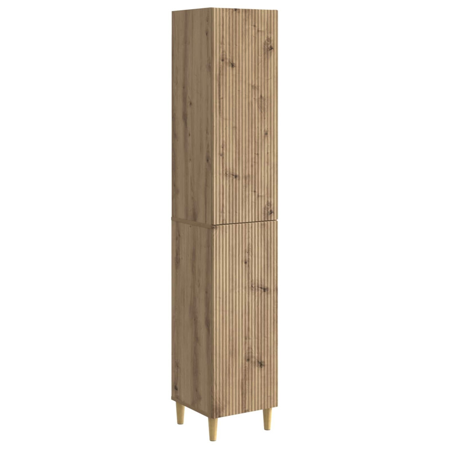 vidaXL Kastenset 2 pcs 33 x 34,5 x 90 cm Bewerkt hout vidaXL Kastenset 2 pcs 33 x 34,5 x 90 cm Bewerkt hout afbeelding 1