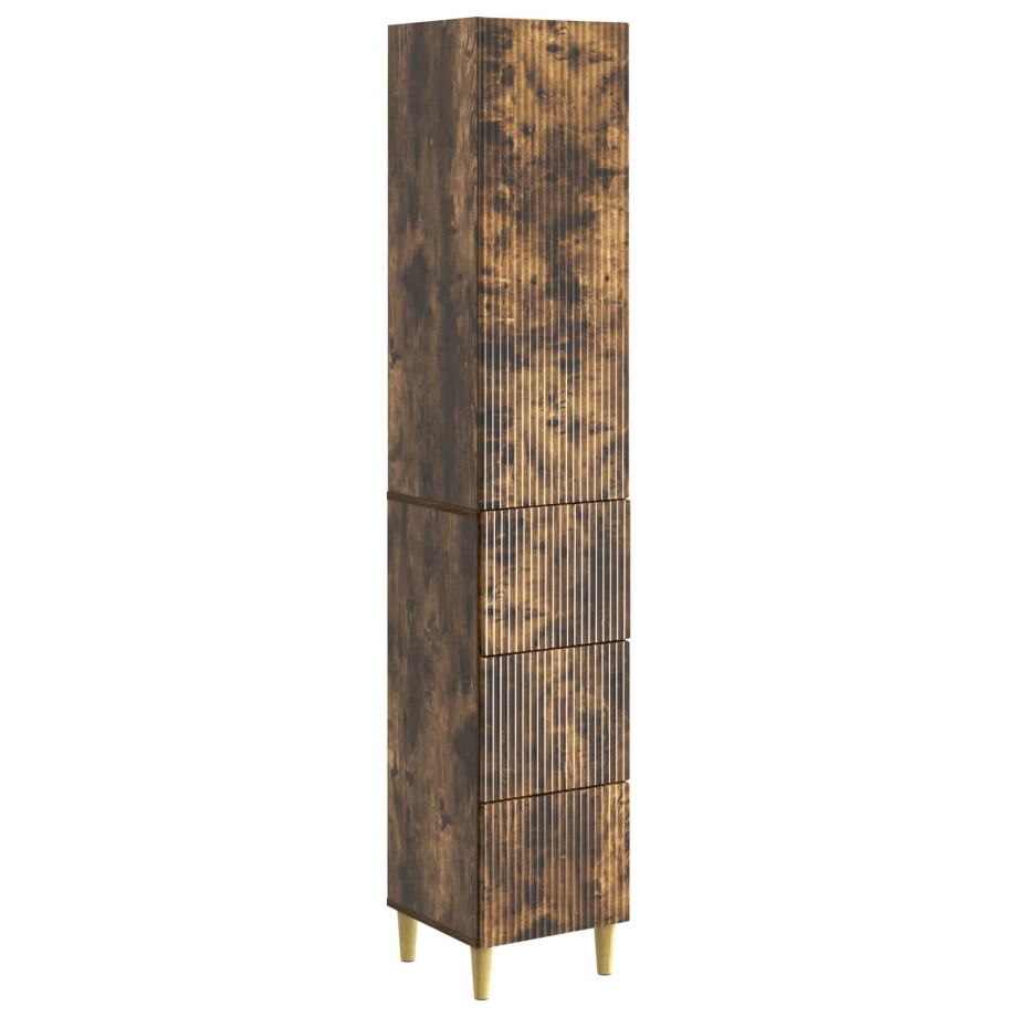 vidaXL Kastenset 2 pcs 33 x 34,5 x 90 cm Bewerkt hout vidaXL Kastenset 2 pcs 33 x 34,5 x 90 cm Bewerkt hout afbeelding 1