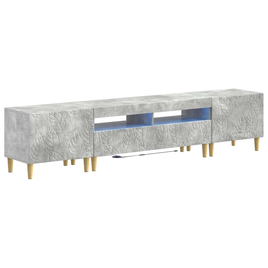 vidaXL 5-delige LED TV-kast Betongrijs Bewerkt hout vidaXL 5-delige LED TV-kast Betongrijs Bewerkt hout afbeelding 1