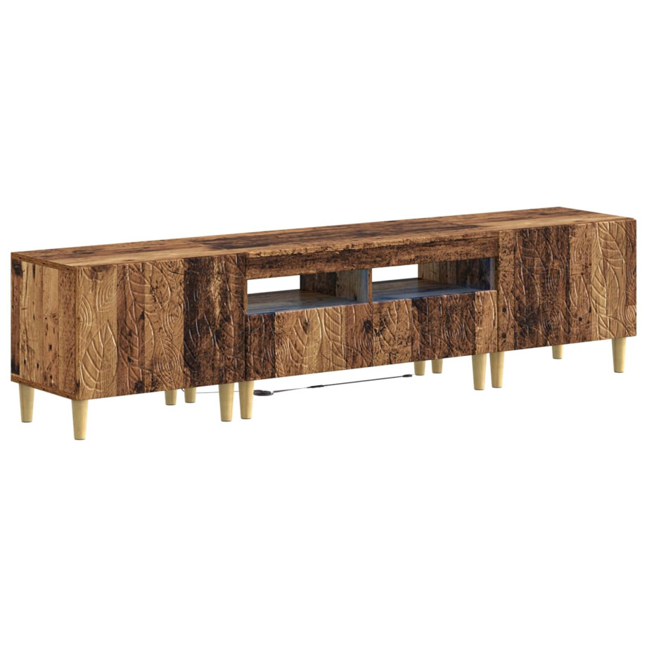 vidaXL 5-delige LED TV-kast Oud hout Bewerkt hout vidaXL 5-delige LED TV-kast Oud hout Bewerkt hout afbeelding 1