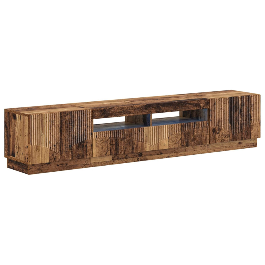 vidaXL 5-delige LED TV-kast Oud hout Bewerkt hout vidaXL 5-delige LED TV-kast Oud hout Bewerkt hout afbeelding 1