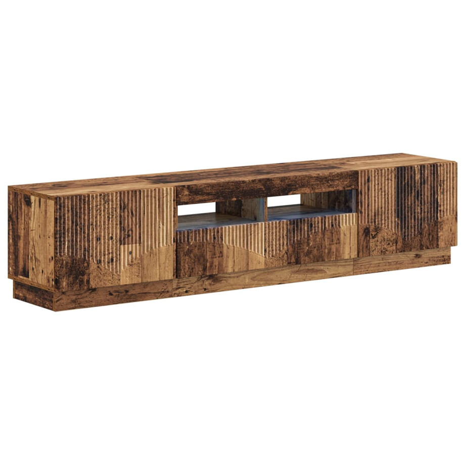 vidaXL 5-delige LED TV-kast Oud hout Bewerkt hout vidaXL 5-delige LED TV-kast Oud hout Bewerkt hout afbeelding 1