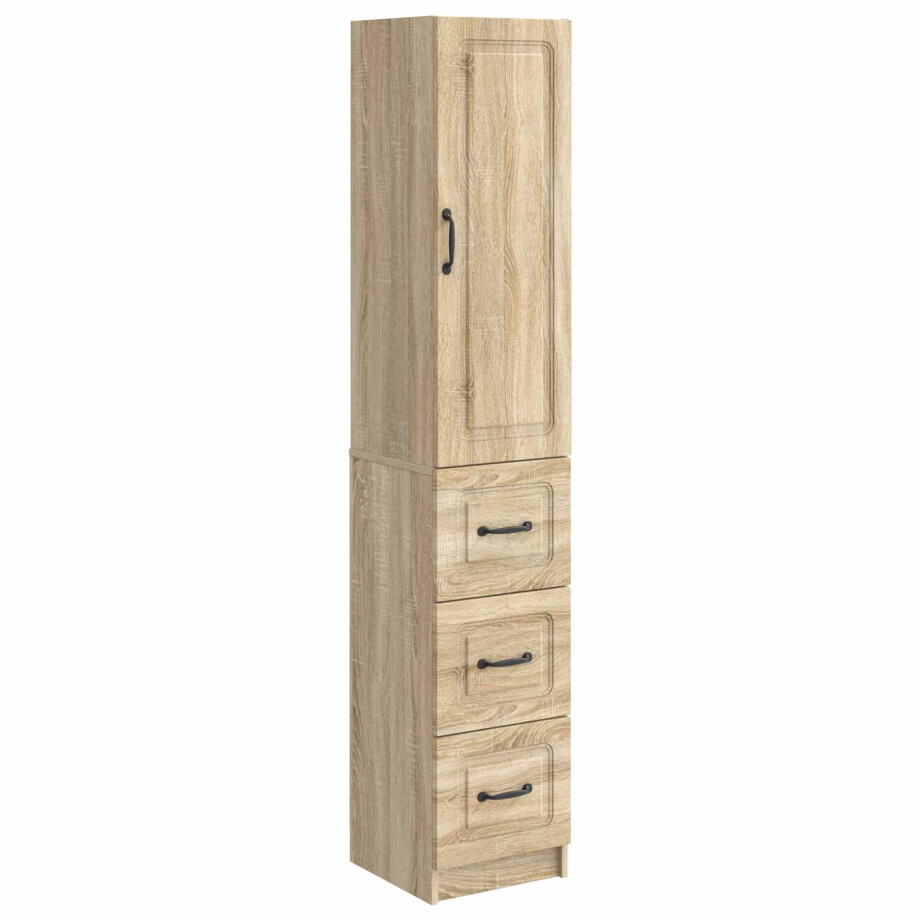 vidaXL Kastenset 2 pcs Sonoma Eiken 33 x 34,5 x 87 cm Bewerkt hout vidaXL Kastenset 2 pcs Sonoma Eiken 33 x 34,5 x 87 cm Bewerkt hout afbeelding 1