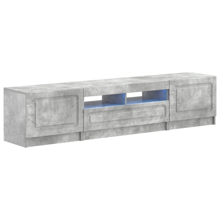 vidaXL 5-delige LED TV-kast Betongrijs Bewerkt hout vidaXL 5-delige LED TV-kast Betongrijs Bewerkt hout afbeelding 1