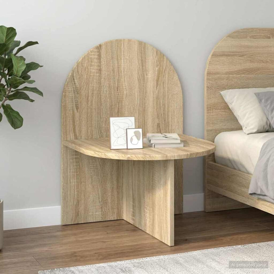 vidaXL Nachtkastje 2 pcs Sonoma Eiken 48 x 49 x 65 cm vidaXL Nachtkastje 2 pcs Sonoma Eiken 48 x 49 x 65 cm afbeelding 1
