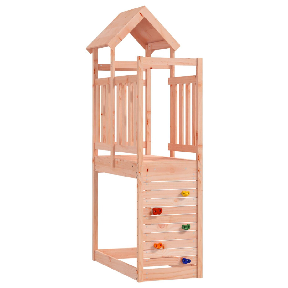 vidaXL Speeltoren Bruin 53 x 110,5 x 214 cm Massief Douglas hout afbeelding 1