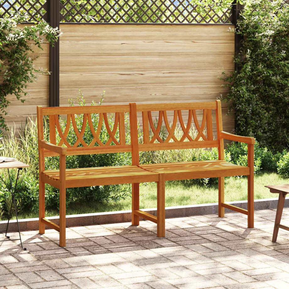 vidaXL Tuinbank Naturel 150 x 55,5 x 90 cm Massief Acaciahout vidaXL Tuinbank Naturel 150 x 55,5 x 90 cm Massief Acaciahout afbeelding 1