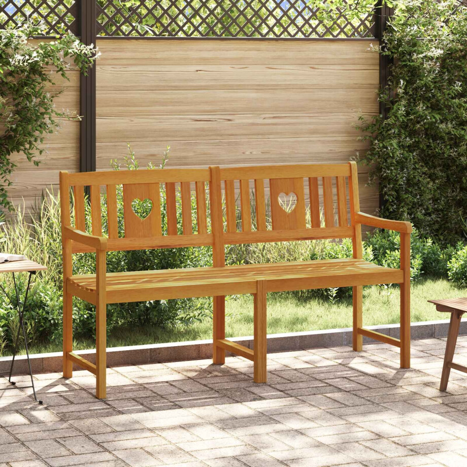 vidaXL Tuinbank Naturel 150 x 55,5 x 90 cm Massief Acaciahout vidaXL Tuinbank Naturel 150 x 55,5 x 90 cm Massief Acaciahout afbeelding 1
