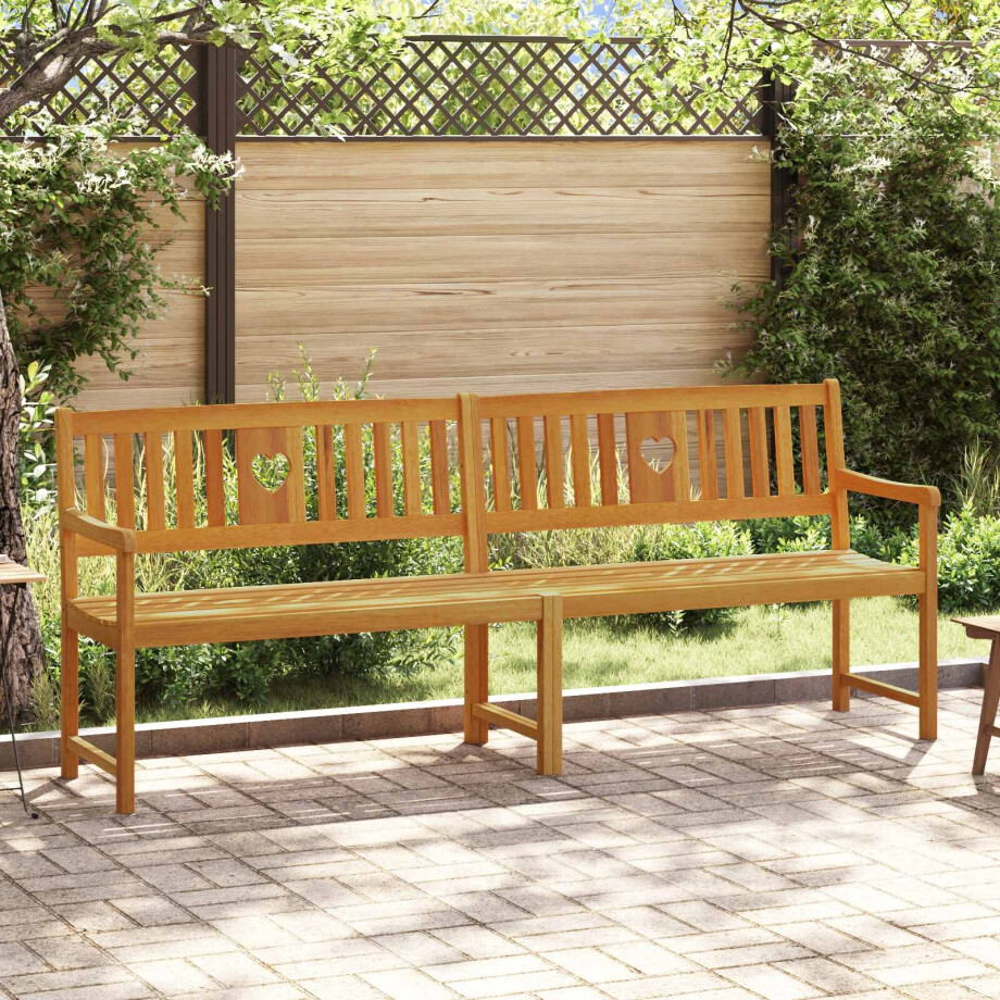 vidaXL Tuinbank Naturel 220 x 55,5 x 90 cm Massief Acaciahout vidaXL Tuinbank Naturel 220 x 55,5 x 90 cm Massief Acaciahout afbeelding 1
