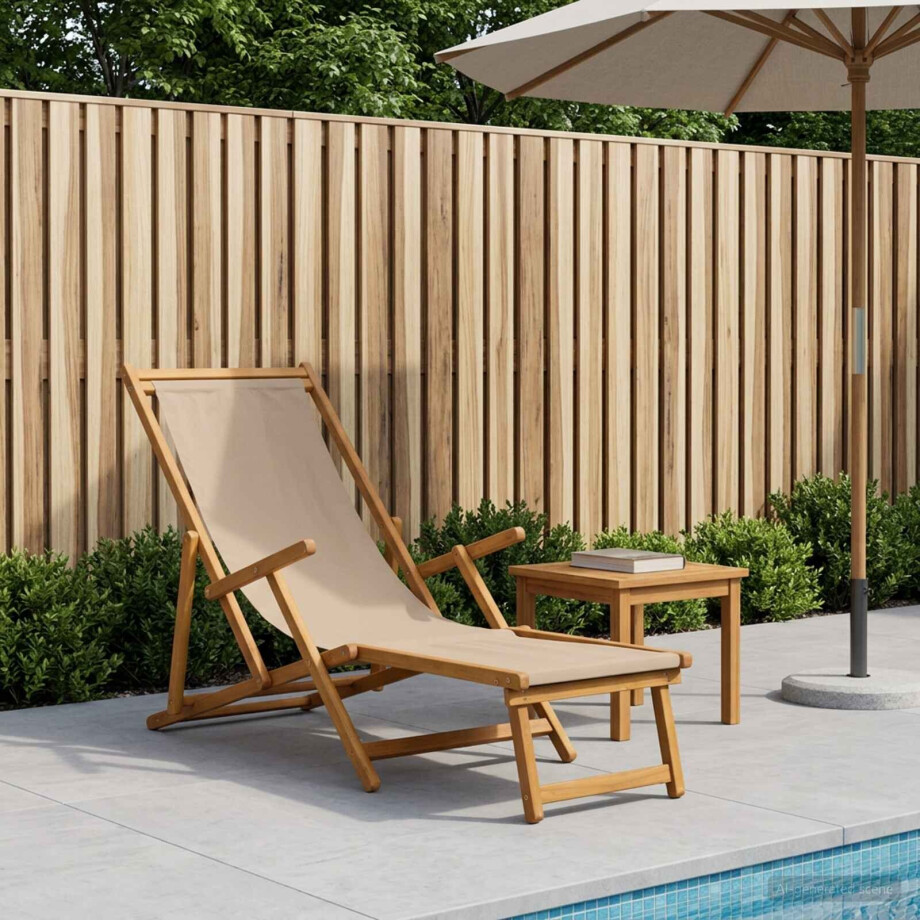 vidaXL Opvouwbare zonnebed 3 Positie Massief Eucalyptus Hout Taupe vidaXL Opvouwbare zonnebed 3 Positie Massief Eucalyptus Hout Taupe afbeelding 1