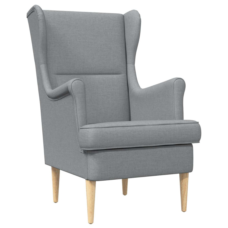 vidaXL Fauteuil Lichtgrijs Stof vidaXL Fauteuil Lichtgrijs Stof afbeelding 1