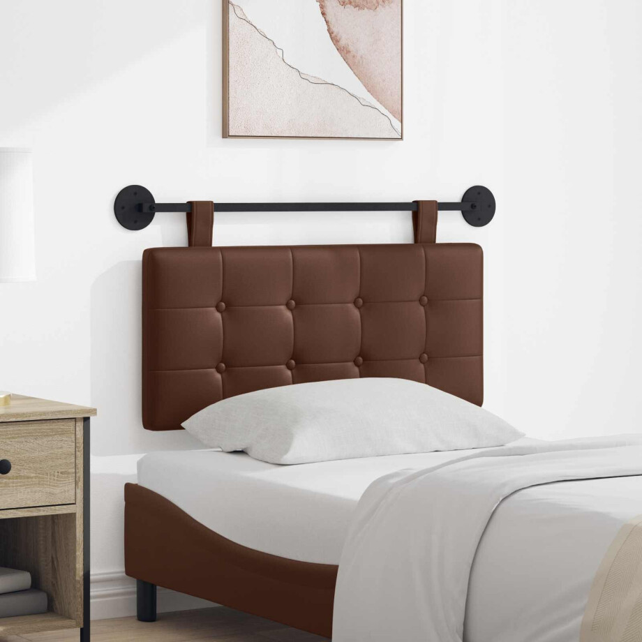 vidaXL Hangend hoofdbord Nep Leer afbeelding 1