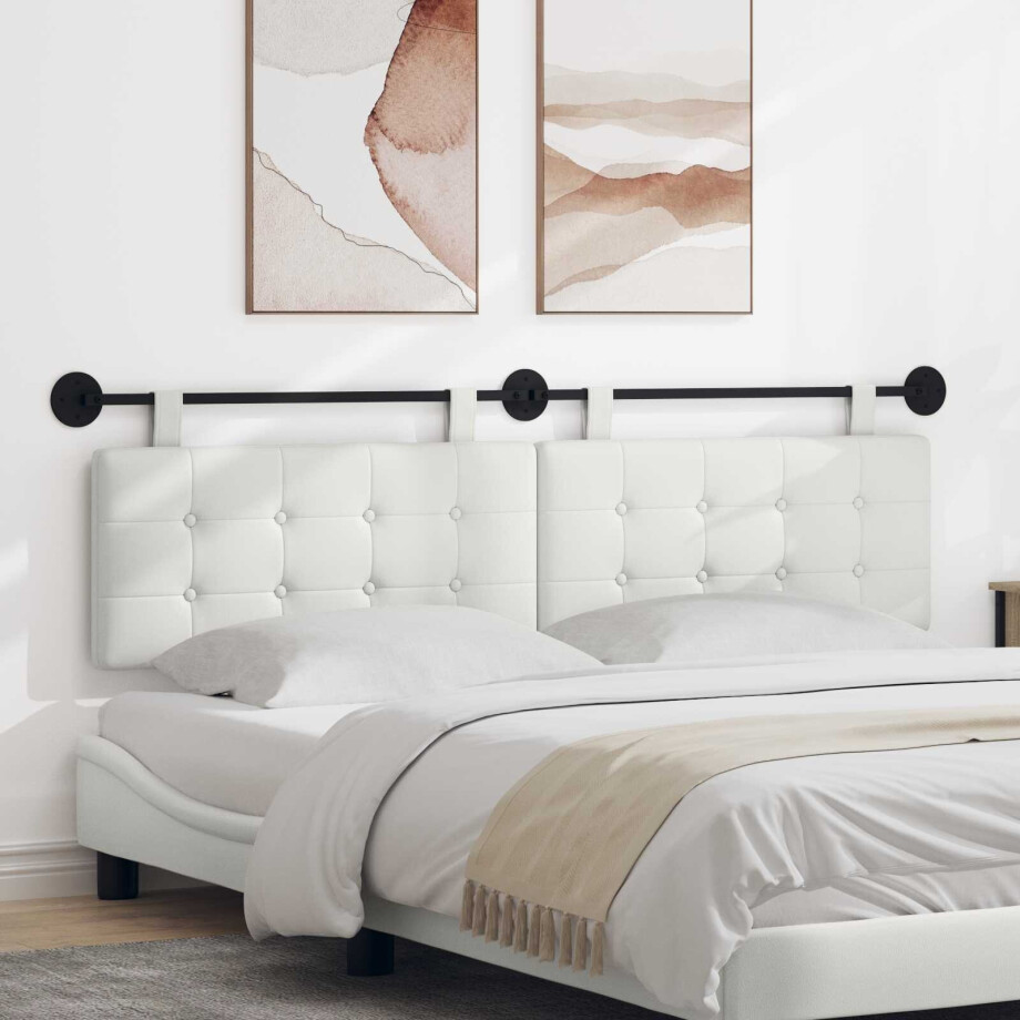 vidaXL Hangend hoofdbord Nep Leer afbeelding 1