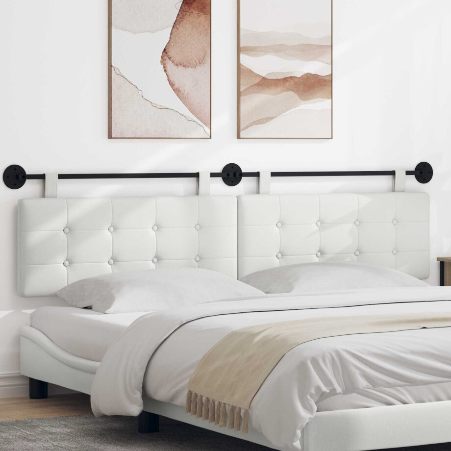 vidaXL Hangend hoofdbord Nep Leer afbeelding 1