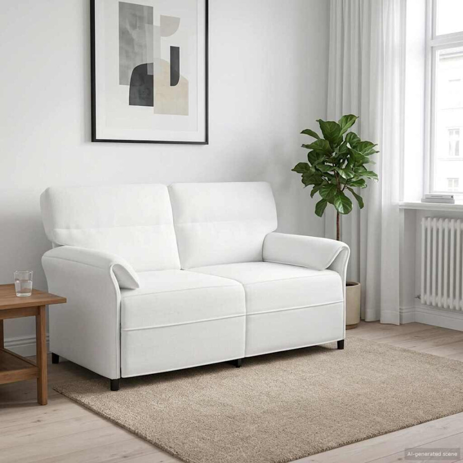 vidaXL Bank 100% polyester metalen frame MDF, Multiplex vidaXL Bank 100% polyester metalen frame MDF, Multiplex afbeelding 1