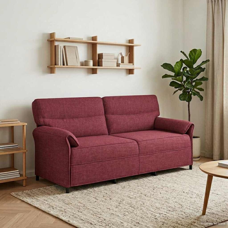 vidaXL Bank 100% polyester metalen frame MDF, Multiplex vidaXL Bank 100% polyester metalen frame MDF, Multiplex afbeelding 1