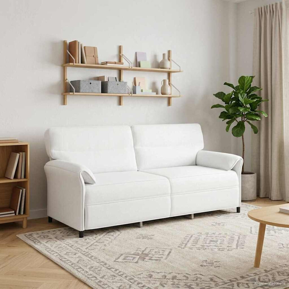 vidaXL Bank 100% polyester metalen frame MDF, Multiplex vidaXL Bank 100% polyester metalen frame MDF, Multiplex afbeelding 1