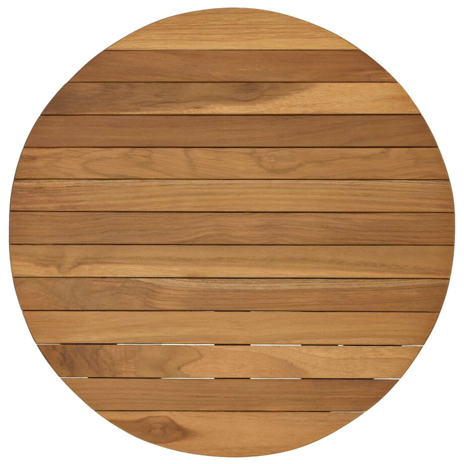 vidaXL Tafelblad Ø 50 x 3,5 Rond Massief Teakhout Naturel vidaXL Tafelblad Ø 50 x 3,5 Rond Massief Teakhout Naturel afbeelding 1