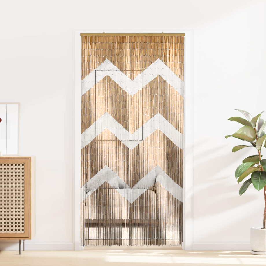 vidaXL Insect Deurgordijn Meerkleurig 200 x 100 cm Bamboe afbeelding 1