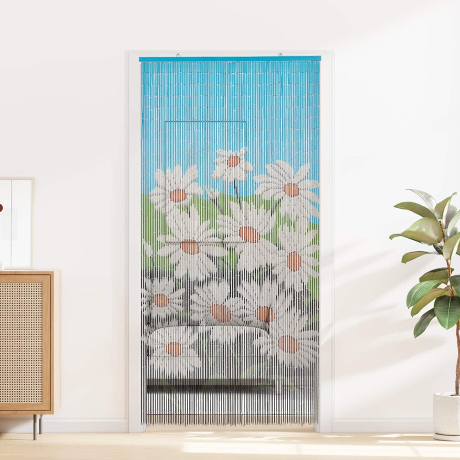 vidaXL Insect Deurgordijn Meerkleurig 200 x 100 cm Bamboe afbeelding 1