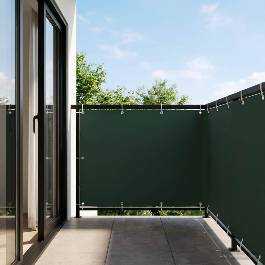 vidaXL Balkon Privacy Scherm 150 x 500 cm Stof met PU-coating vidaXL Balkon Privacy Scherm 150 x 500 cm Stof met PU-coating afbeelding 1