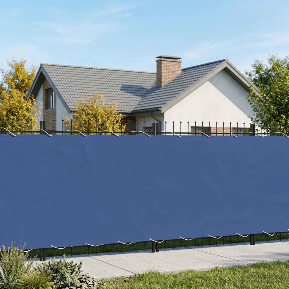 vidaXL Balkon Privacy Scherm 180 x 800 cm Stof met PU-coating Blauw vidaXL Balkon Privacy Scherm 180 x 800 cm Stof met PU-coating Blauw afbeelding 1