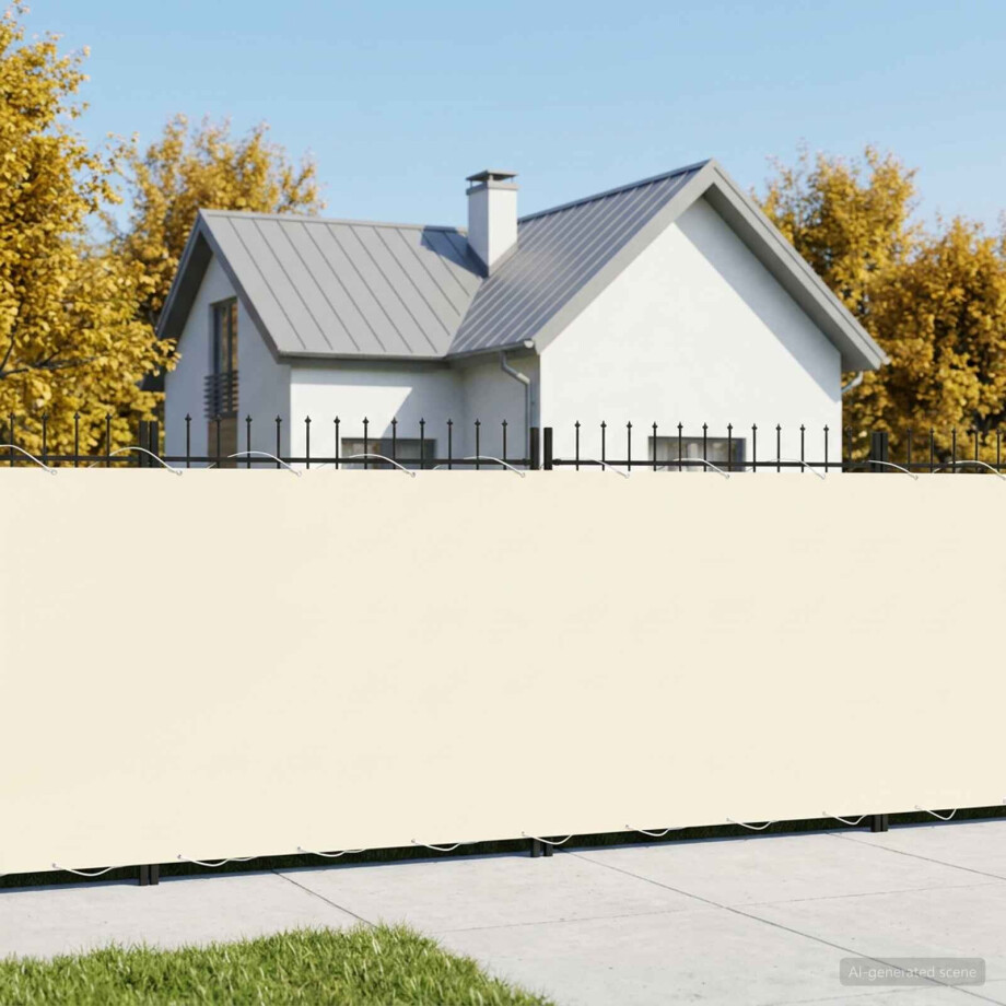 vidaXL Balkon Privacy Scherm 1,8 x 25 m Stof met PU-coating afbeelding 1