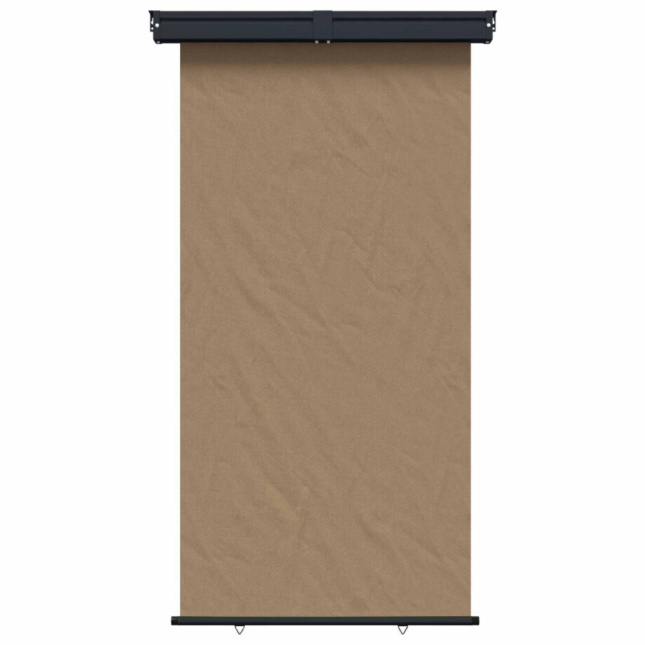 vidaXL Zijscherm Balkon 100% polyester ijzer staal vidaXL Zijscherm Balkon 100% polyester ijzer staal afbeelding