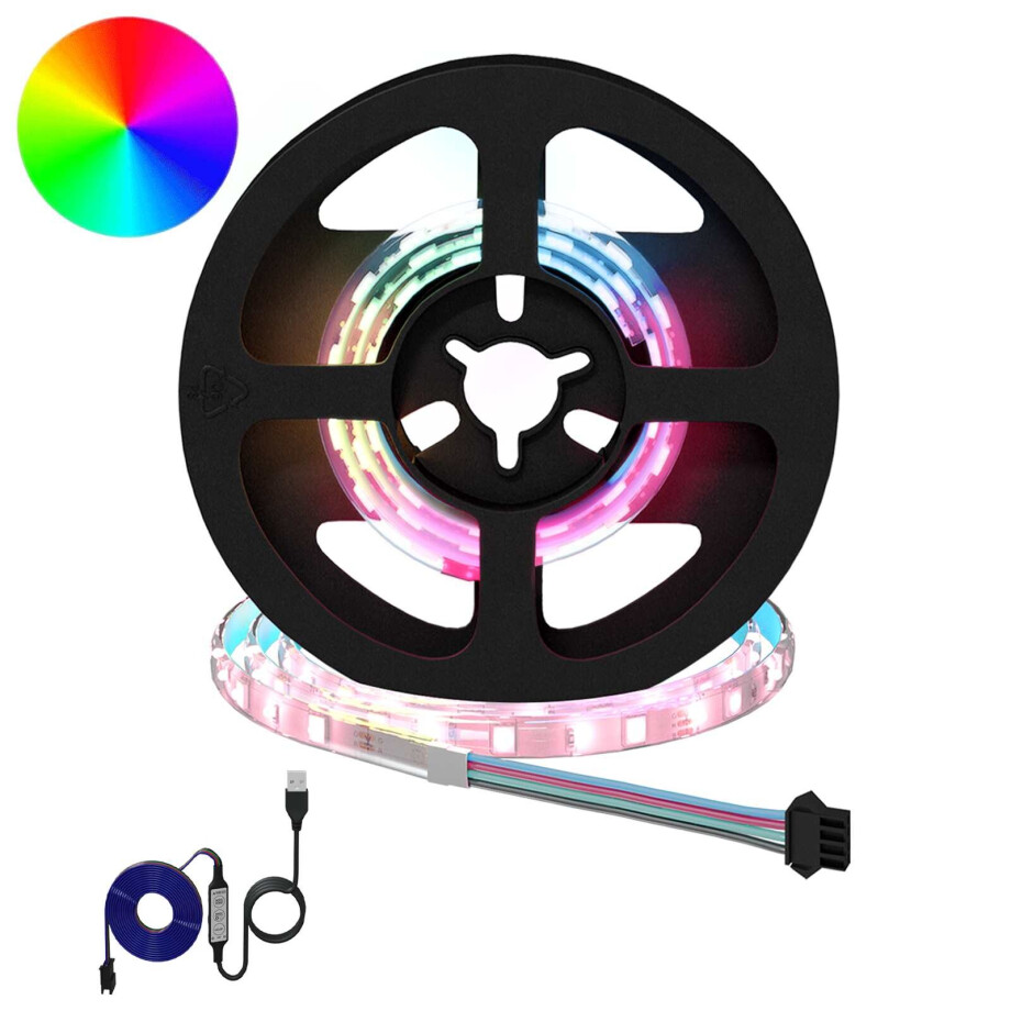 vidaXL LED-strip 2 pcs Zwart en transparant 350 mm Koper en kunststof vidaXL LED-strip 2 pcs Zwart en transparant 350 mm Koper en kunststof afbeelding 1