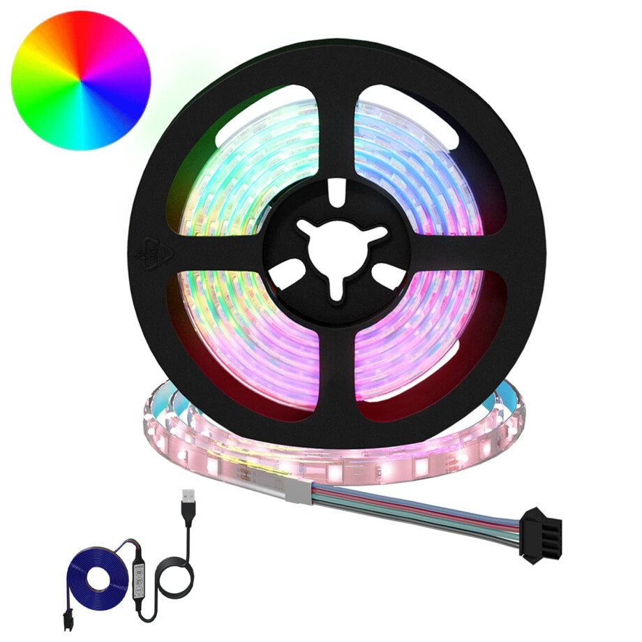 vidaXL LED-strip 2 pcs Zwart en transparant 1300 mm Koper en kunststof vidaXL LED-strip 2 pcs Zwart en transparant 1300 mm Koper en kunststof afbeelding 1