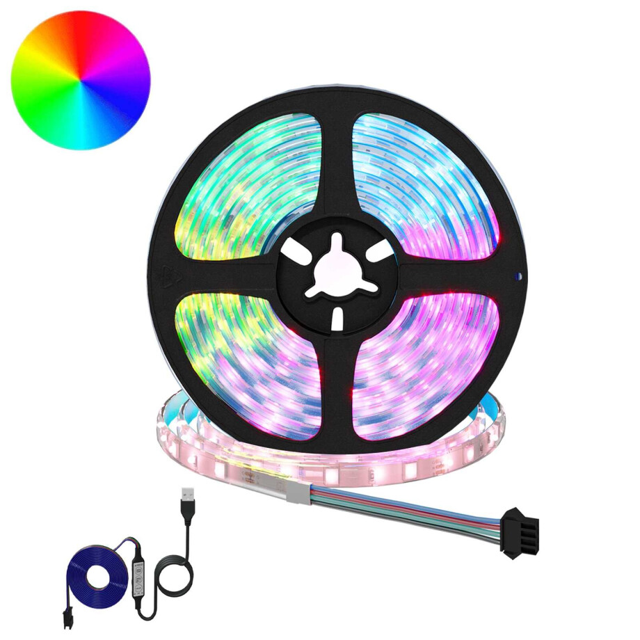 vidaXL LED-strip 2 pcs Zwart en transparant 4000 mm Koper en kunststof vidaXL LED-strip 2 pcs Zwart en transparant 4000 mm Koper en kunststof afbeelding 1