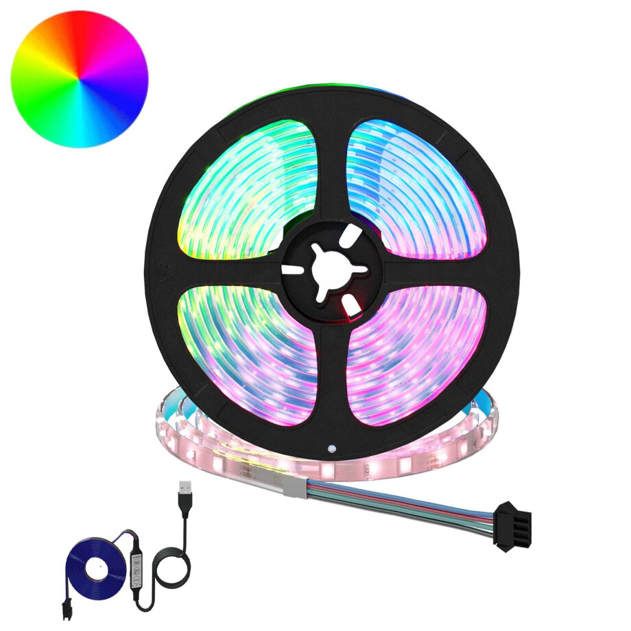 vidaXL LED-strip 2 pcs Zwart en transparant 4700 mm Koper en kunststof vidaXL LED-strip 2 pcs Zwart en transparant 4700 mm Koper en kunststof afbeelding 1