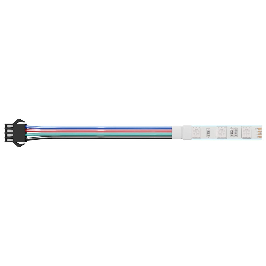 vidaXL LED-strip 12 pcs Zwart en Multikleur 1745 mm Koper en kunststof afbeelding 1