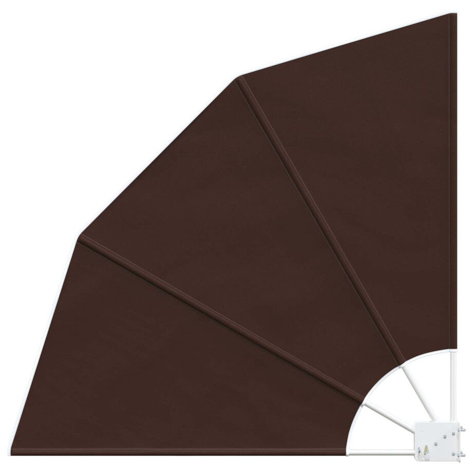 vidaXL Balkon Privacy Scherm 210 x 210 cm Polyester Bruin vidaXL Balkon Privacy Scherm 210 x 210 cm Polyester Bruin afbeelding 1