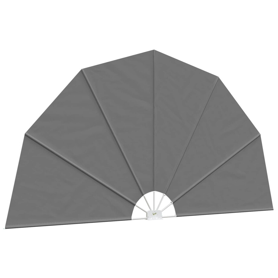 vidaXL Balkon Privacy Scherm Ø 320 cm Polyester Lichtgrijs vidaXL Balkon Privacy Scherm Ø 320 cm Polyester Lichtgrijs afbeelding 1