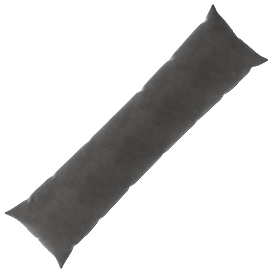 vidaXL Kussensloop HEERLEN Donkergrijs 40 x 145 cm Fluweel vidaXL Kussensloop HEERLEN Donkergrijs 40 x 145 cm Fluweel afbeelding 1